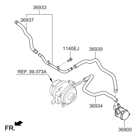 2015 Hyundai Sonata Hybrid Electronic Control Diagram 2