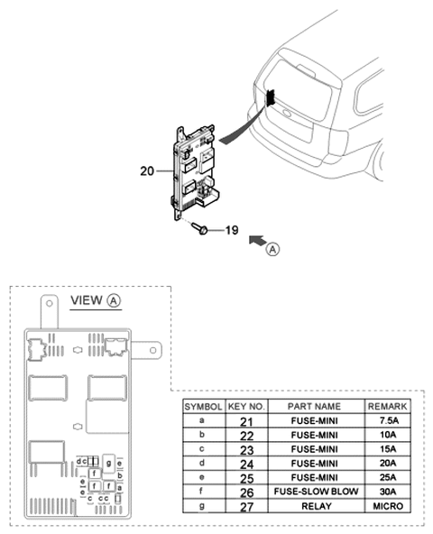 2006 Hyundai Entourage Produced Before OCT.29.2006 Floor Wiring Diagram 2