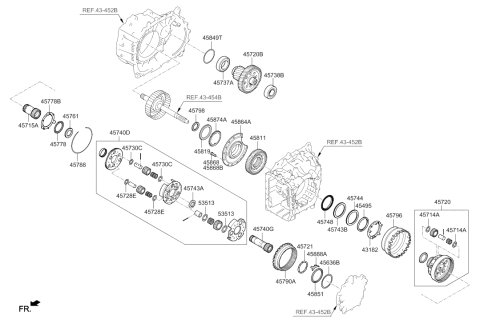 2018 Hyundai Kona Transaxle Gear - Auto Diagram 2
