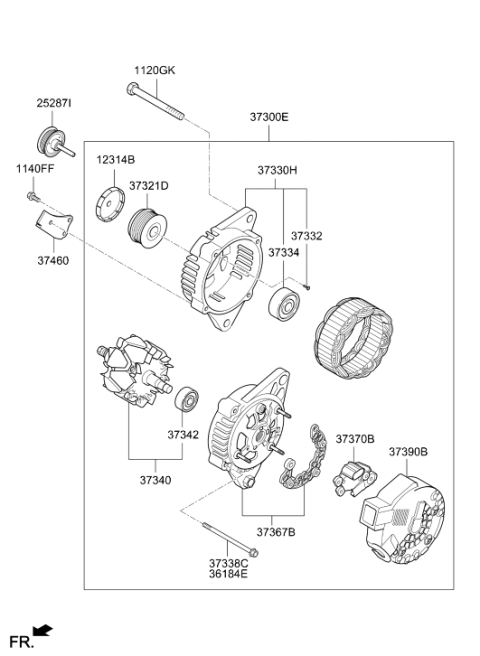 2020 Hyundai Kona Alternator Diagram 2
