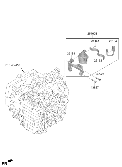 2023 Hyundai Santa Fe Hybrid US Alabama made Coolant Pump Diagram 2