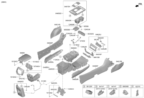 2026 Hyundai Tucson JACK ASSY-INFOTAINMENT Diagram for 961A0-N7200-NNB