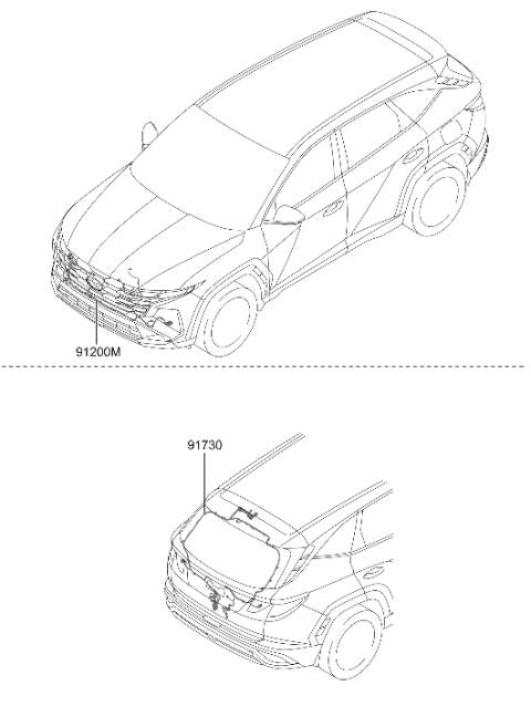 2025 Hyundai Tucson Korean made Miscellaneous Wiring Diagram 2