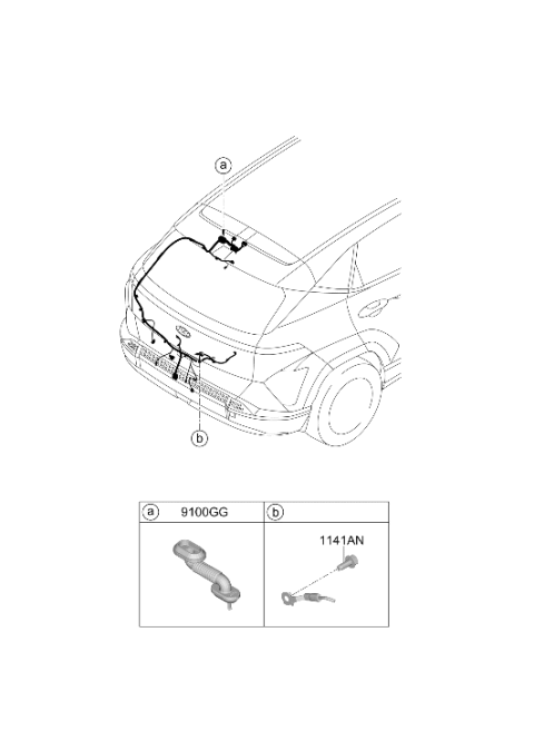 2024 Hyundai Kona Electric Door Wiring Diagram 2