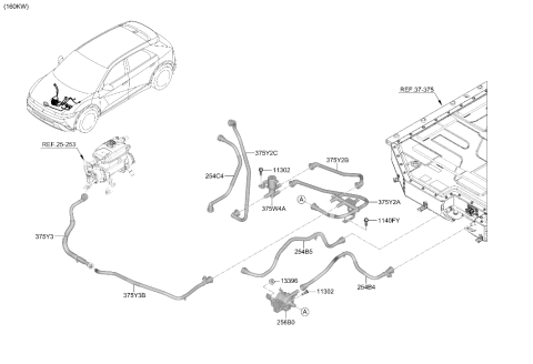 2025 Hyundai Ioniq 5 Cooling System Diagram 3