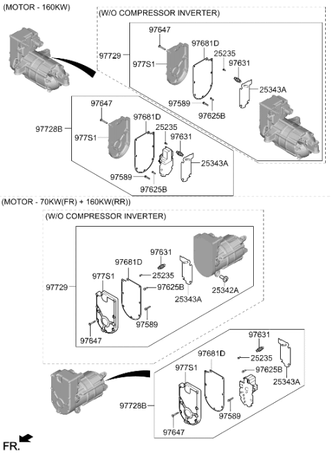 2025 Hyundai Ioniq 5 Air conditioning System-Cooler Line Diagram 3