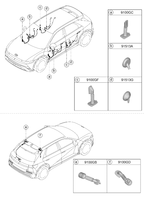 2025 Hyundai Ioniq 5 Floor Wiring Diagram 2
