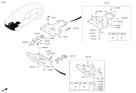 2019 Hyundai Genesis G80 Washer Diagram for 97749-B1302