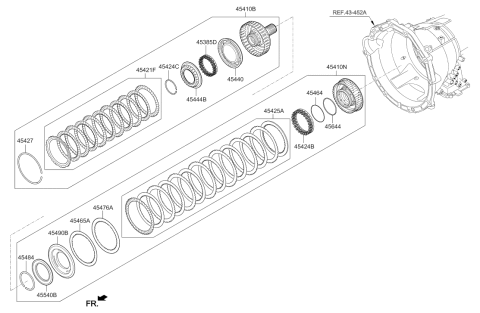 2018 Hyundai Genesis G80 Transaxle Clutch - Auto Diagram 2
