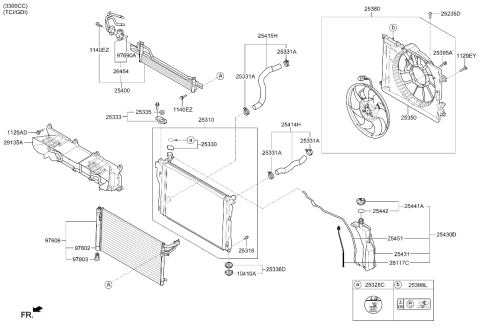 2019 Hyundai Genesis G80 Cap Assembly-Bottom Diagram for 97803-D2000