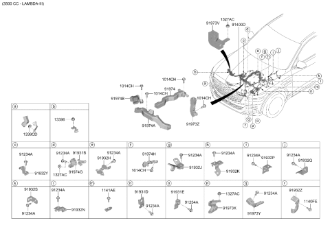 2021 Hyundai Genesis GV80 Control Wiring Diagram 2