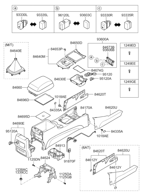 2011 Hyundai Santa Fe Switch Assembly-Seat Heater,LH Diagram for 93601-2B001-CA