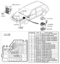 Diagram for 2007 Hyundai Santa Fe Fuse - 18980-04819
