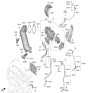 Diagram for 2024 Hyundai Santa Fe Exhaust Heat Shield - 28524-2S310