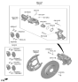 Diagram for 2024 Hyundai Santa Fe Brake Caliper Bracket - 58230-K5000