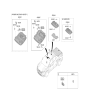 Diagram for 2024 Hyundai Tucson Dome Light - 92800-N9450-NNB