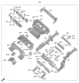 Diagram for Hyundai Santa Cruz Floor Pan - 65500-K5000