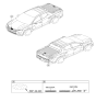 Diagram for 2024 Hyundai Santa Cruz Emblem - 86316-K5000