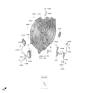 Diagram for 2026 Hyundai Santa Cruz Bellhousing - 43115-2N110