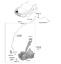 Diagram for Hyundai Santa Cruz Washer Reservoir - 98611-K5100