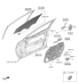 Diagram for 2024 Hyundai Tucson Window Motor - 82450-N9010