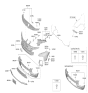 Diagram for 2024 Hyundai Santa Cruz Grille - 86350-K5000-SPA