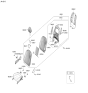 Diagram for 2024 Hyundai Santa Cruz Seat Cover - 88460-CW010-WDE