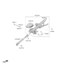 Diagram for Hyundai Power Steering Assist Motor - 56370-K5000