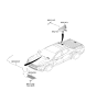 Diagram for 2024 Hyundai Tucson Antenna - 96240-CW000