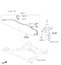 Diagram for 2024 Hyundai Santa Cruz Sway Bar Bushing - 54813-K5000