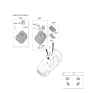 Diagram for 2025 Hyundai Sonata Dome Light - 92870-C1500-YTH