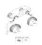 Diagram for 2023 Hyundai Sonata Wheelhouse - 86812-L1300
