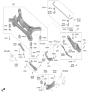 Diagram for 2025 Hyundai Sonata Axle Beam Mount - 55258-L1000