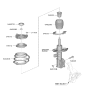 Diagram for 2024 Hyundai Sonata Bump Stop - 54626-L1100