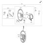 Diagram for Hyundai Sonata Cruise Control Switch - 96720-L1180-YTH