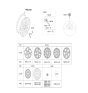 Diagram for 2024 Hyundai Tucson Wheel Cover - 52960-L0100