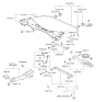 Diagram for Hyundai Elantra Sway Bar Bushing - 55513-2G100