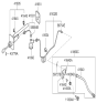 Diagram for Hyundai Elantra Hydraulic Hose - 41631-2H100