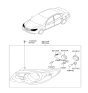 Diagram for Hyundai Elantra Headlight - 92101-2H051