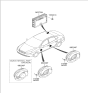 Diagram for 2009 Hyundai Elantra Car Speakers - 96330-2H000
