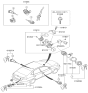 Diagram for Hyundai Ignition Lock Cylinder - 81920-2HB10