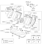 Diagram for 2009 Hyundai Elantra Armrest - 89900-2H110-AAM