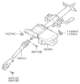 Diagram for 2006 Hyundai Elantra Steering Column - 56310-2H201