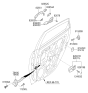 Diagram for 2010 Hyundai Elantra Door Handle - 82651-2H000