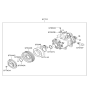 Diagram for Hyundai Elantra A/C Clutch - 97641-2H141