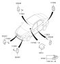 Diagram for 2010 Hyundai Elantra Car Key - 95430-2H200