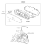 Diagram for Hyundai Elantra Speedometer - 94001-2H061