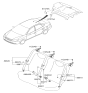 Diagram for 2009 Hyundai Elantra Seat Belt - 89850-2H500-9P