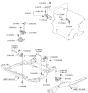 Diagram for 2006 Hyundai Elantra Engine Mount - 21810-2H000