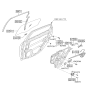 Diagram for 2010 Hyundai Elantra Door Handle - 82620-0Q000